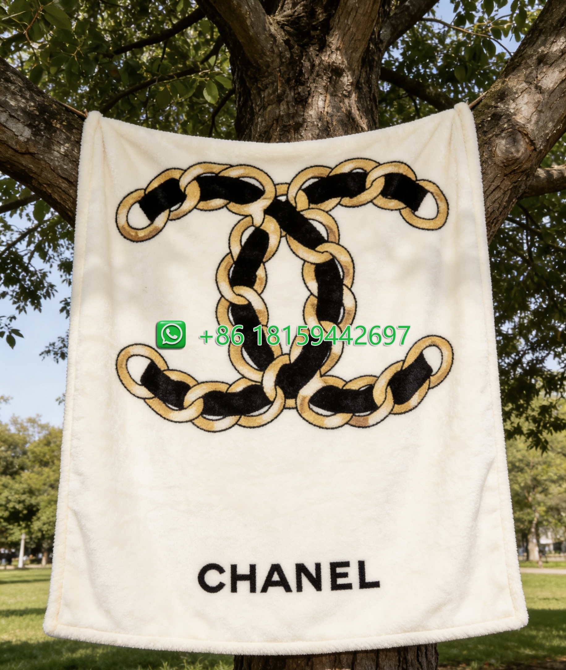 Chanel Throw Blankets